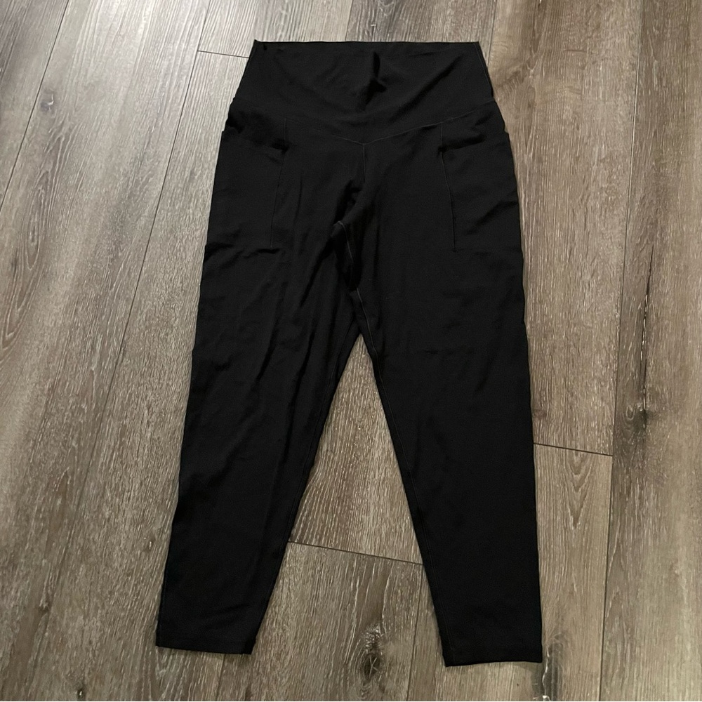 Aerie OFFLINE Real Me High Waisted 7/8 Legging Black Size XL - Picture 4 of 9